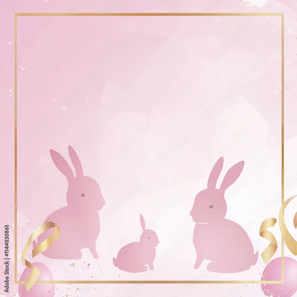 Frame Easter Day background with copy space Frame Easter Day background with copy space