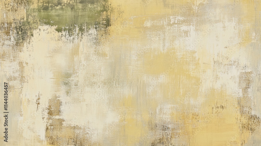 Cracked, sun-baked textures in soft yellow, sandy beige, and muted green tones evoke the natural weathering of dried earth, blending rustic roughness with organic warmth. Cracked, sun-baked textures in soft yellow, sandy beige, and muted green tones evoke the natural weathering of dried earth, blending rustic roughness with organic warmth.