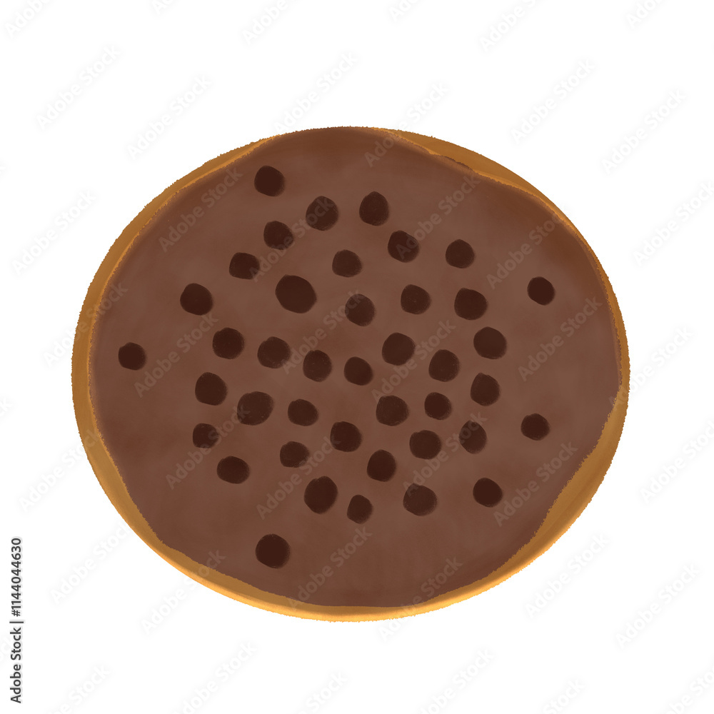 Fototapeta premium Choco chips Martabak mini Indonesian pancake