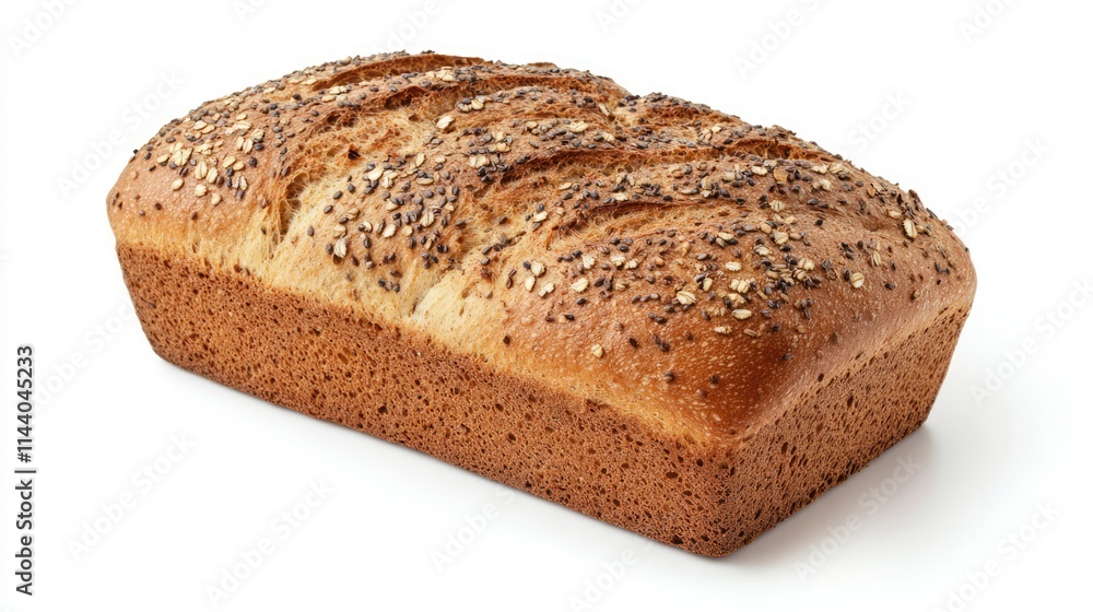 Whole grain bread topped with seeds showcasing healthy and nutritious food options for a balanced diet and wholesome eating.