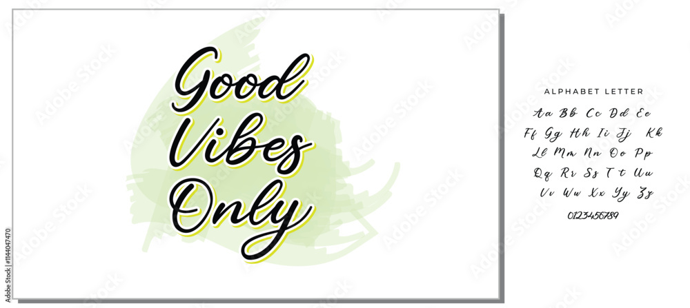 Inspirational quote Good Vibes Only. Modern calligraphy. Brush painted letters, vector illustration. Lettering template for banner, flyer or gift card. Inspirational quote Good Vibes Only. Modern calligraphy. Brush painted letters, vector illustration. Lettering template for banner, flyer or gift card.