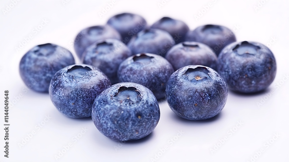 Fresh Blueberries: A Close-Up Studio Shot. AI Generated Fresh Blueberries: A Close-Up Studio Shot. AI Generated