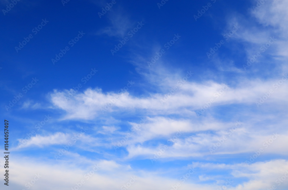 Beautiful blue sky and white clouds, outdoors Beautiful blue sky and white clouds, outdoors