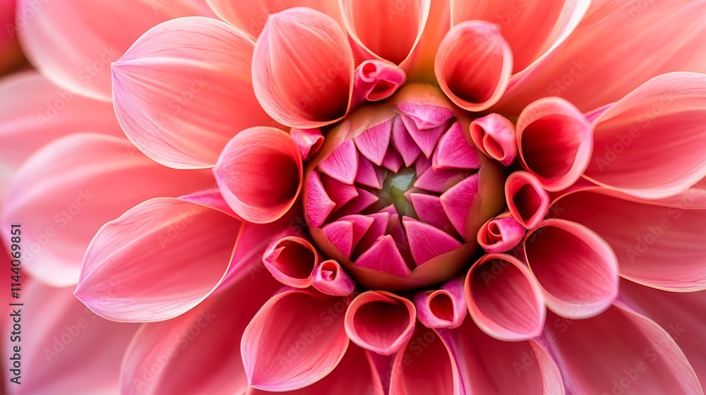 A close up of a pink flower with a green center. AI Generated A close up of a pink flower with a green center. AI Generated