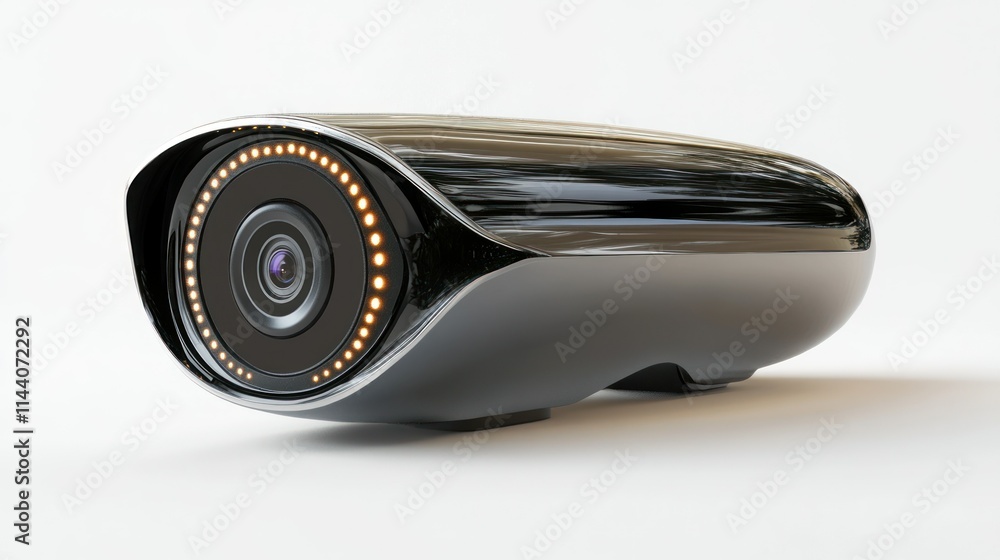 Futuristic Advanced High Tech CCTV Camera Model Futuristic Advanced High Tech CCTV Camera Model