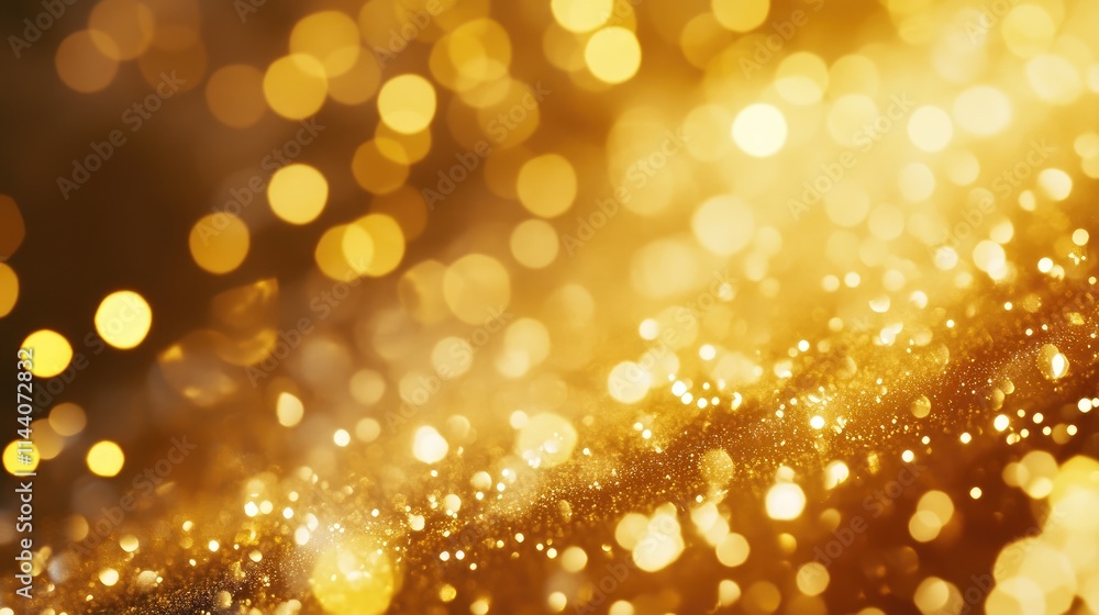 Glittering gold background with soft bokeh for celebrating achievement and success in awards or competitions Glittering gold background with soft bokeh for celebrating achievement and success in awards or competitions