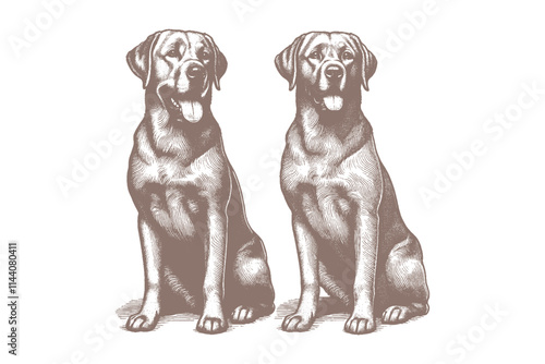 dog vector illustration