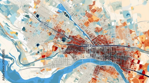 Comprehensive Land Use Plan for a Metropolitan Area Designed and Visualized Using Powerful GIS Modeling and Analysis Tools to Support Urban Development and Growth Strategies