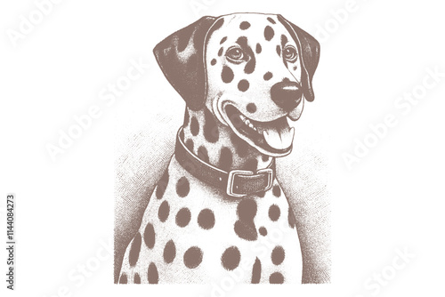 Dalmatian dog vector | dog vector | dog illustration | dog silhouette | dog tattoo | dog engraving | dog photo