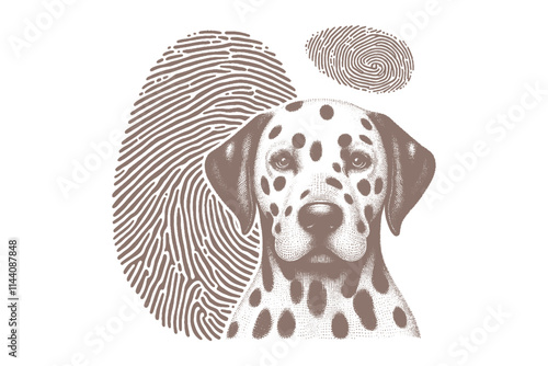 Dalmatian dog vector | dog vector | dog illustration | dog silhouette | dog tattoo | dog engraving | dog photo