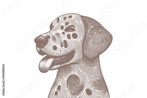 dog vector illustration photo