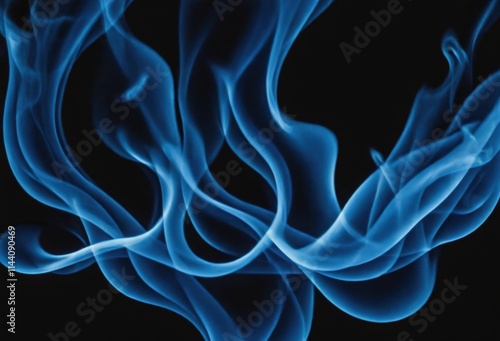 A dramatic image of swirling smoke and flames