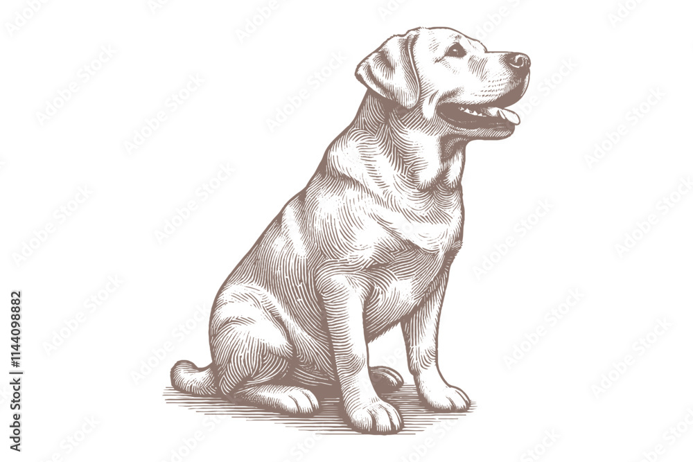 Obraz premium dog vector illustration