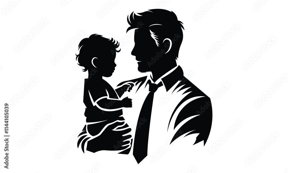 Dad icon vector Dad icon vector