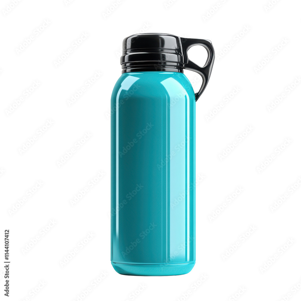 Exercise Water Bottle Isolated on White Background Transparent Background Exercise Water Bottle Isolated on White Background Transparent Background