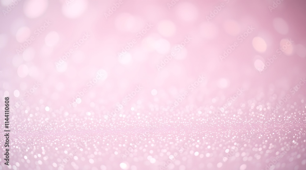 Elegant glittery surface in pink tones luminous bokeh lights, luxurious sparkling bright pastel colour glitter for party celebration occasion background Elegant glittery surface in pink tones luminous bokeh lights, luxurious sparkling bright pastel colour glitter for party celebration occasion background