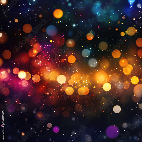 abstract background with bokeh