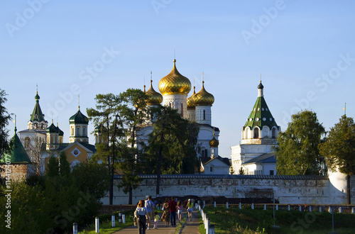 View of the Ipatiev Monastery from the spit. photo