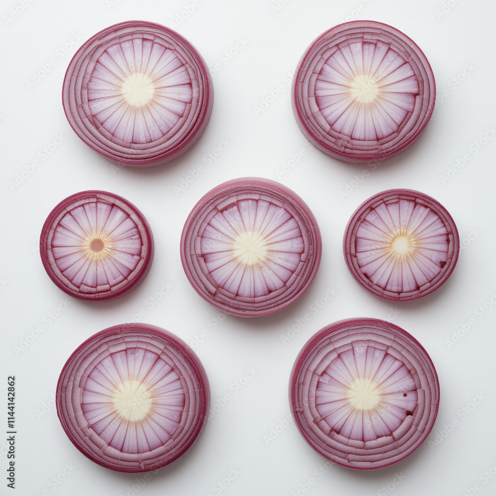 Onion on white background - vegetable generation - Onion on white background - vegetable generation -