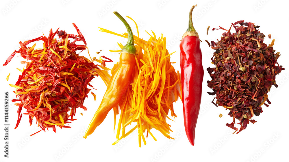 Naklejka premium hot chili peppers