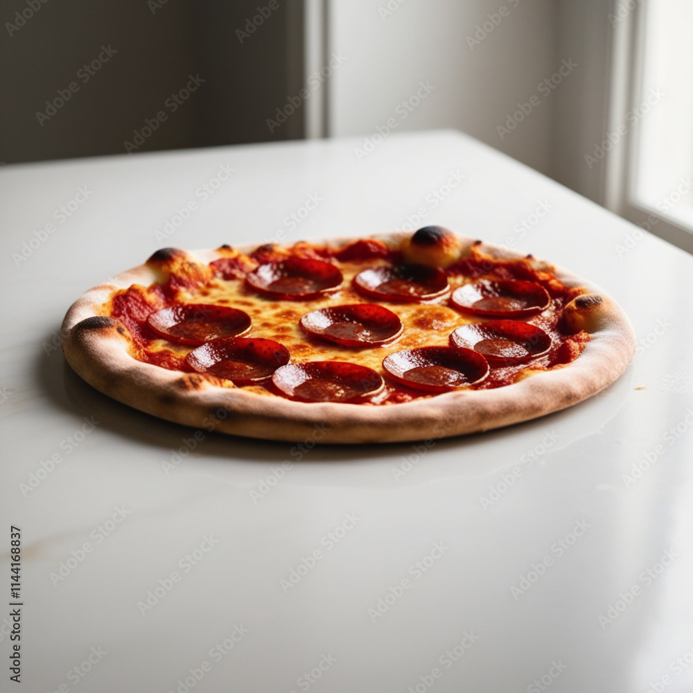 Delicious vegetarian pizza with champignon mushrooms, tomatoes, mozzarella, peppers and black olives, cut out Delicious vegetarian pizza with champignon mushrooms, tomatoes, mozzarella, peppers and black olives, cut out
