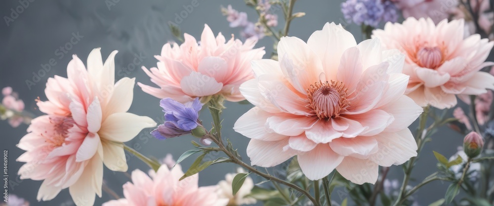 Intricate watercolor blooms, soft pastel hues, wallpaper, delicate Intricate watercolor blooms, soft pastel hues, wallpaper, delicate