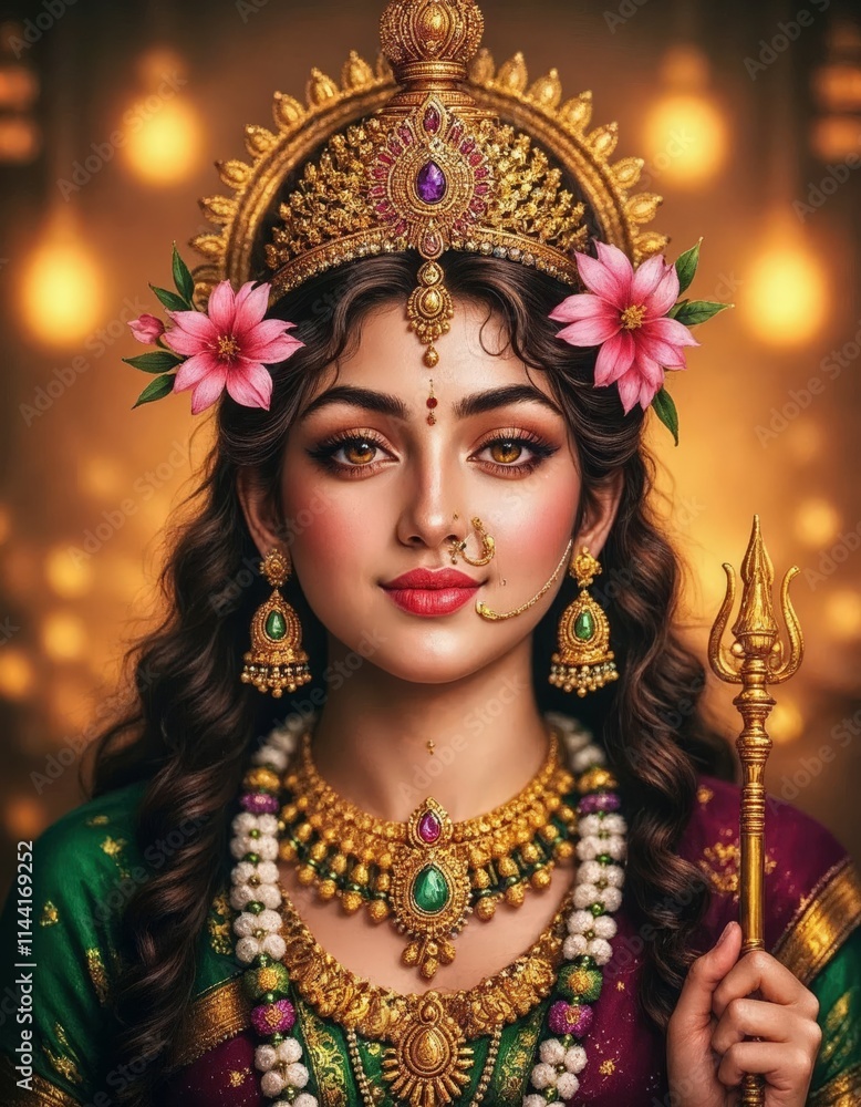 Ma Durga or the Indian festival in Bengal Ma Durga or the Indian festival in Bengal