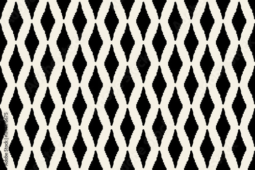 geometric ethnic vintage texture vector art design. textile fashion pattern line ikat seamless pattern and batik fabric texture Asian background wallpaper geometry Indian. Ethnic abstract ikat art.