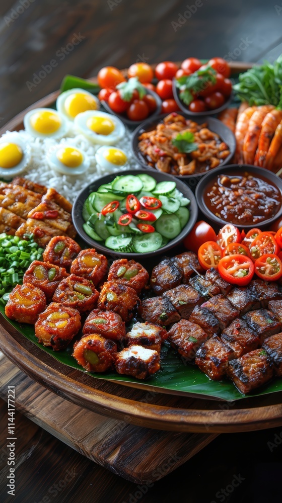 Sampling traditional Malaysian cuisine: Enjoy dishes like nasi lemak, laksa, and satay. Sampling traditional Malaysian cuisine: Enjoy dishes like nasi lemak, laksa, and satay.