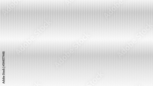 Ribbed white glass texture background. The glassy background design creates a delicate, airy feel—a vector illustration. Soft grey frosted acrylic reeded wavy surface. Fluted door window close-up.