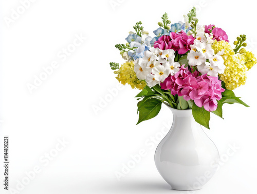 Wallpaper Mural Fresh flowers in decorative vase create vibrant and cheerful atmosphere Torontodigital.ca