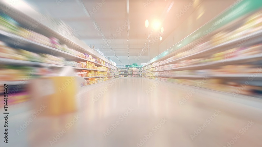 abstract blurred supermarket isle background, blur shopping shelves product display, defocus commercial business warehouse background abstract blurred supermarket isle background, blur shopping shelves product display, defocus commercial business warehouse background