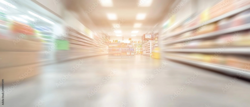 abstract blurred supermarket isle background, blur shopping shelves product display, defocus commercial business warehouse background abstract blurred supermarket isle background, blur shopping shelves product display, defocus commercial business warehouse background