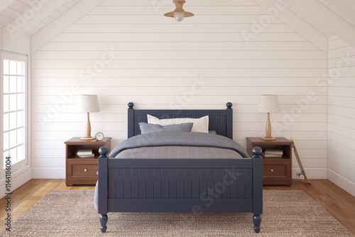 Interior mockup. Toddler ro...
