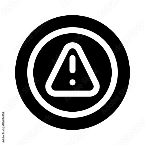 Caution glyph icon