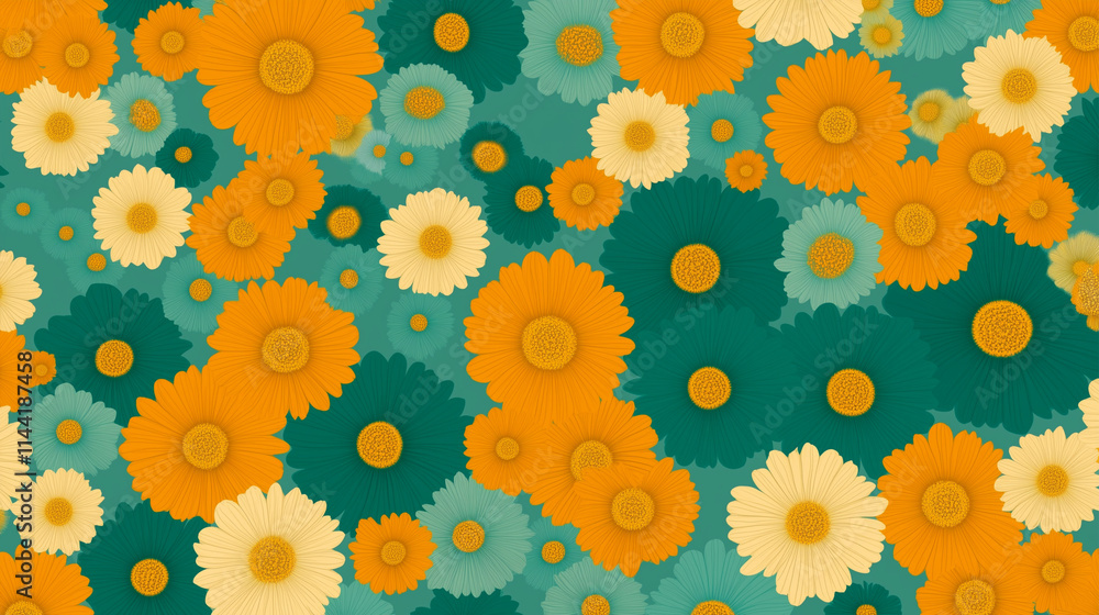 70s retro pattern backgroud 70s retro pattern backgroud