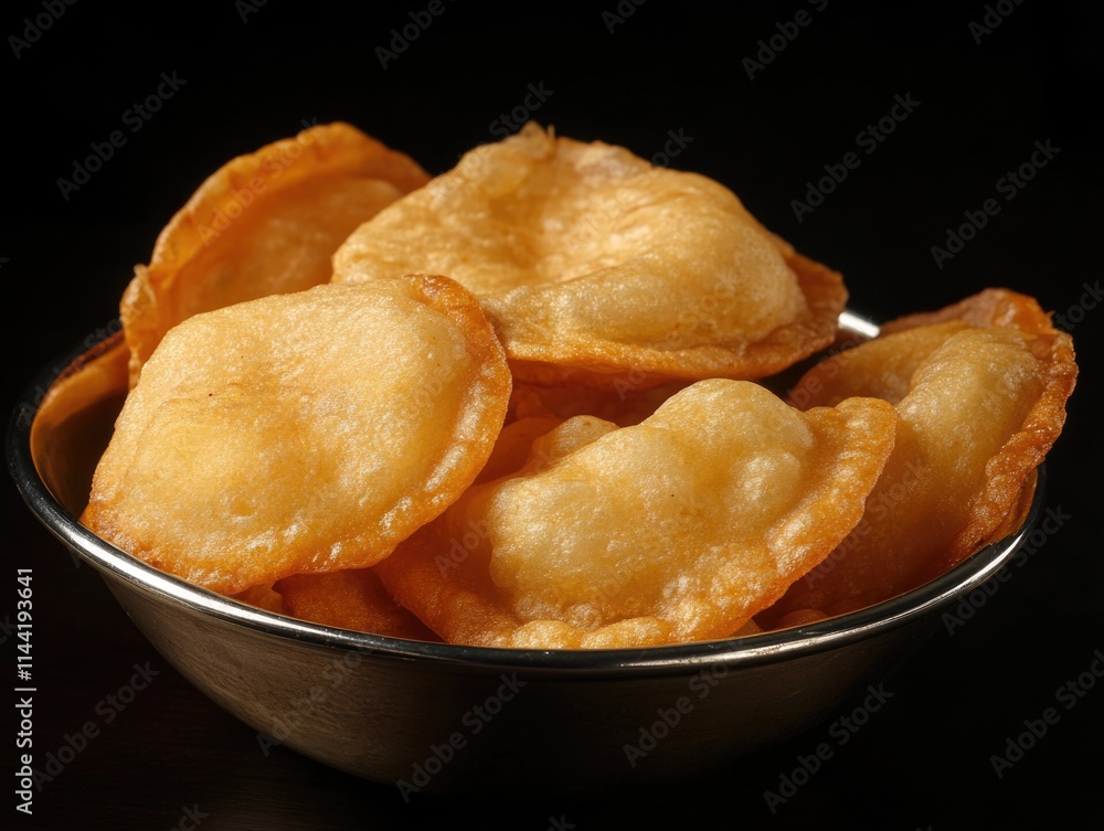 Crispy Fried Food in Bowl Crispy Fried Food in Bowl