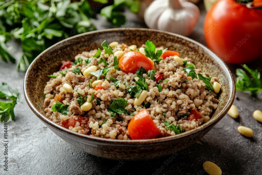 Scrumptious Mediterranean Meat and Rice Dish Scrumptious Mediterranean Meat and Rice Dish