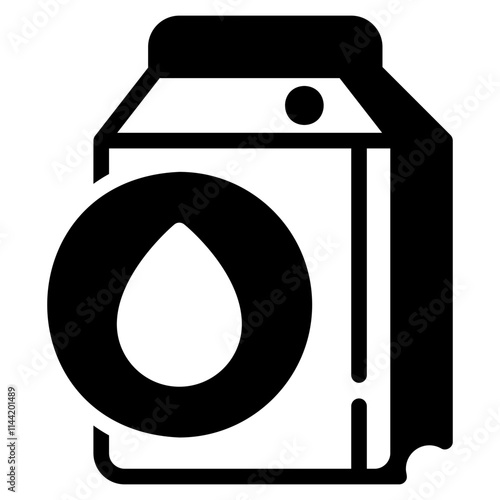Milk glyph icon
