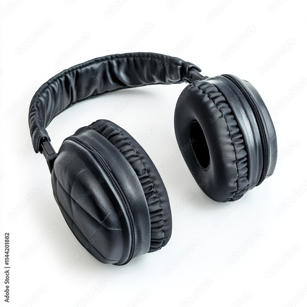 A pair of sleek black headphones designed for comfort and superior sound quality. Ideal for music lovers and audio enthusiasts. A pair of sleek black headphones designed for comfort and superior sound quality. Ideal for music lovers and audio enthusiasts.