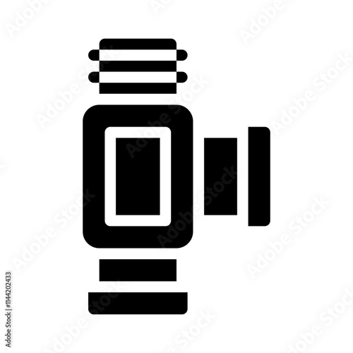 Pipe Joint glyph icon