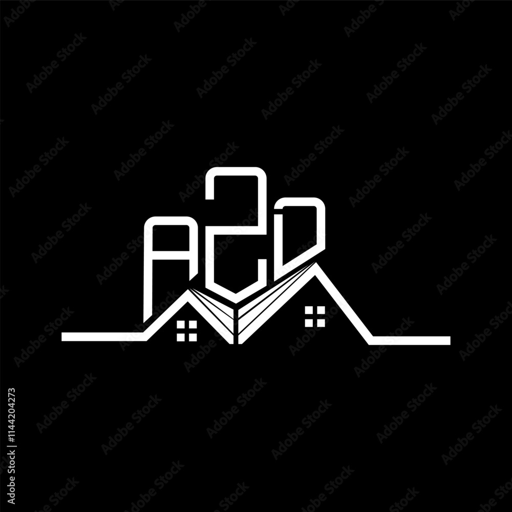 AZD Real state logo design, AZD simple and modern logo. AZD luxurious alphabet design AZD Real state logo design, AZD simple and modern logo. AZD luxurious alphabet design