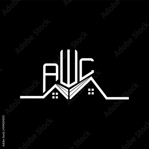 AWL Real state logo design, AWL simple and modern logo. AWL luxurious alphabet design