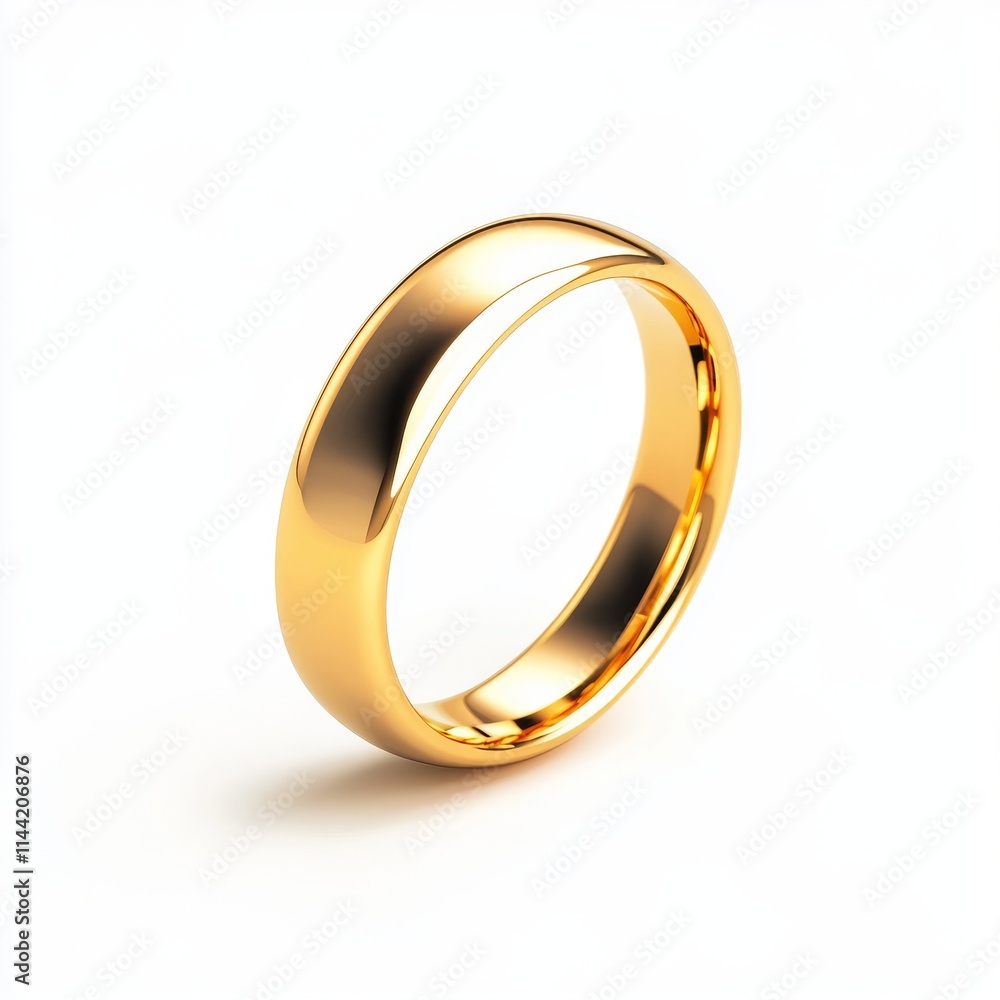 A stunning gold ring glimmers elegantly under soft light, symbolizing love and commitment. Perfect for wedding or engagement celebrations. A stunning gold ring glimmers elegantly under soft light, symbolizing love and commitment. Perfect for wedding or engagement celebrations.