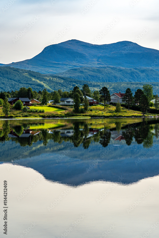 lake in the mountains, river, lake, water, mountains, reflection, landscape, greenery, Norway, Scandinavia lake in the mountains, river, lake, water, mountains, reflection, landscape, greenery, Norway, Scandinavia