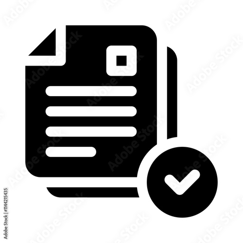 planning glyph icon