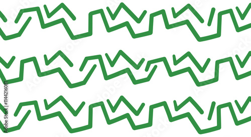 Vibrant Seamless Patterns with Bold Line Art on Colorful Backgrounds
