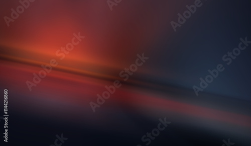 Empty neon studio scene, glare and rays of light.