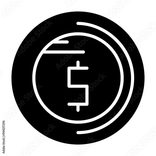 Dollar sign Solid Style Icon