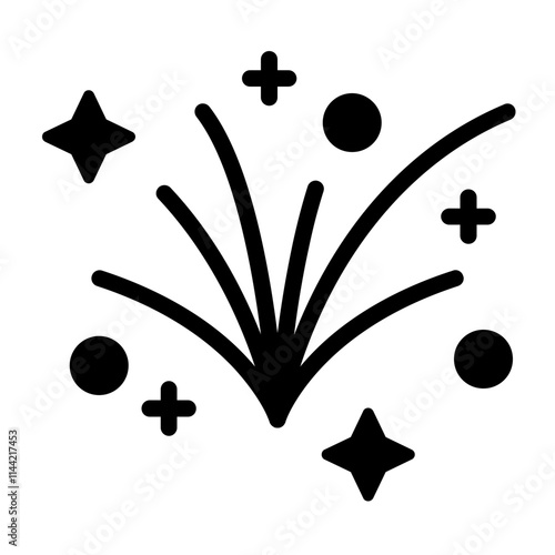 Fireworks Solid Style Icon